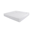Душевой поддон KAPIELKA ST90x90х14 низкий, квадратный, диаметр слива 52 мм Lidz