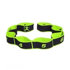 Стрічковий еспандер з петлями для розтяжки та фітнесу EasyFit Elastiband (EASY) зелений (US-8547-GN)