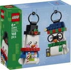 Конструктор Lego Iconic Украшение со снеговиками 40812