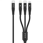 Кабель Proove Hydra 3 in 1 Type-C + Micro USB + Lightning (1m) Black (CCHY15012101)