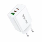 Мережевий зарядний пристрій Remax Kiddy Series 40W 1A+2C Fast Charger RP-U123 EU-White (6954851209515)