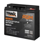Аккумуляторная батарея 12В 20Ач Trinix 12V20Ah/20Hr Super Charge AGM свинцово-кислотная (44-00049)