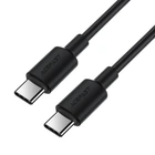 Кабель ACEFAST C25-03 USB-C to USB-C silicone charging data cable Black (6974316287063)
