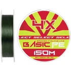 Шнур Select Basic PE 150m (темно-зелений) #0.4/0.06mm 6lb/3kg