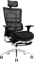 Офисное эргономичное кресло GT Racer X-802L Black (W-21, B-41)
