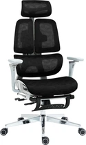 Офісне ергономічне крісло GT Racer B-2450 White/Black