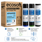 Комплект картриджей Ecosoft улучшенный для проточных фильтров (CRV3ECO)