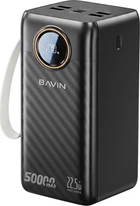 УМБ повербанк BAVIN PC1157S 50000 mAh 22.5W Fast Charging Black (Y-PC1157S-BK)
