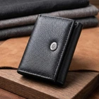 Невелике жіноче портмоне з монетницею з натуральної шкіри ST Leather 22730 Чорний
