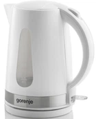 Електрочайник Gorenje 1.7л, пластик, білий K17WE