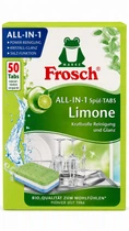 FROSCH Таблетки для миття посуду в посудомийній машині Лимон, 50 шт × 18 г