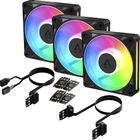 Набор вентиляторов Arctic BioniX P12 A-RGB 120 мм 3-Pack Black (ACFAN00337A)