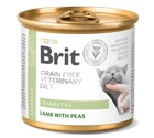 Вологий корм Brit VetDiets Diabetes З ягнятком та горохом 200 г