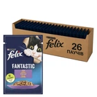 Вологий корм Felix Sensations з ягням у желе 85 г