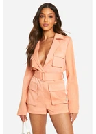 Комбінезон boohoo 36 Жовтогарячий HZZ01193