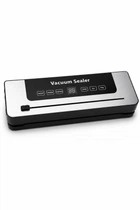 Вакуумный упаковщик для продуктов Vacuum Sealer LL-368 120Вт вакууматор ручной с резаком чёрно-белый
