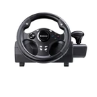 Кермо ігрове Defender Rager, Black, USB, 12 кнопок, 8-позиційний D-Pad, вібрація, педалі (газ / гальмо, 1.6 м), діаметр 250 мм, кут повороту 270°, для ПК / PlayStation 4/3 / Nintendo Switch / XBOX One/Series X/S, 2 м (64067)
