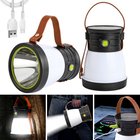 Лампа-фонарь 3в1 на солнечной батарее 1200мАч, с USB-зарядкой и PowerBank, ZJ-1158