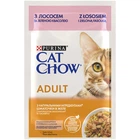 Влажный корм Purina Cat Chow Adult с лососем и зеленой фасолью 85 г