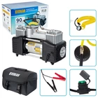 Автомобільний компресор Вулкан КА-В12122 150psi 25Amp 90л клеми лix 2цил насос для підкачки шин V00216