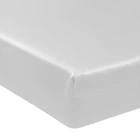 Простирадло на резинці по периметру MirSon Satin Light Pro 10-001 Snow White 200x220+25 см (2200010169119)
