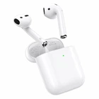 Беспроводные наушники-вкладыши HOCO EW02 Plus TWS Bluetooth 5.1 с микрофоном, сенсорным управлением и зарядным кейсом Белые