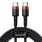 Кабель Baseus Cafule Flash Charging Type-C to Type-C PD 2.0 100W (2m), Красный / черный