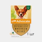 Капли Elanco Advocate Адвокат, от блох, клещей и гельминтов, для собак до 4 кг, (0.4 мл), 1 пипетка
