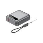 Батарея універсальна Choetech 10000mA, 22.5W, PD, QC, grey (B860-CCGY)