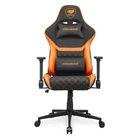 Кресло игровое Cougar Armor One V2 F геймерское, текстильная ткань, стальной каркас, черный+оранжевый