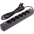 Сетевой фильтр PowerPlant 3м, 3x0.75мм2, 6 розеток, 1xUSB, 2xType-C, евро, 100% медь (YS-N6086/3c)