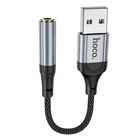 Перехідник Type-C to 3.5mm Hoco LS36 Black