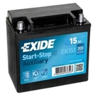 Автомобильный аккумулятор EXIDE 15Ah/200A/L+Start & Stop Auxiliary EXIDE (CN EK151)