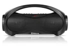 Колонка портативна 2.0 REAL-EL X-713 Black, 2x6 Вт, пластиковий корпус, Bluetooth, MicroSD / USB, FM-приймач, живлення від акумулятора, 1800 мА*ч, керування сверху