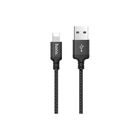 Дата кабель USB 2.0 AM to Lightning 1.0m 2 A nylon X14 black HOCO (6957531062820)