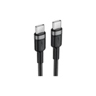Дата кабель USB-C to USB-C 1.2m 60W black Acefast (6974316285137)