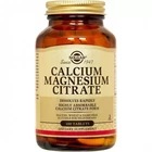 Цитрат кальція магнія, Calcium Magnesium Citrate 200/100 мг, Solgar, 100 таблеток