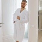 Халат SoundSleep 112956 S-M махра білий