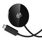 Беспроводное зарядное устройство Hoco CW63 Pro Qi2 25W для зарядки iPhone / Xiaomi с Type-C и магнитным креплением Black