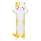 Мягкая игрушка антистресс "Кот батон" K15216, 70 см Желтый