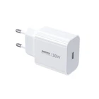 Сетевое зарядное устройство Remax CA09 Huiying GaN 30 W порт USB-C вилка EU белое