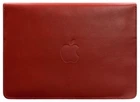 Кожаный чехол-конверт на магнитах для MacBook 15 дюйм, красный, натуральная кожа Краст, ручная работа, 38×25,5 см 58675