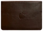 Кожаный чехол-конверт на магнитах для MacBook 15 дюйм, бордовый, натуральная кожа Краст, ручная работа, 38×25,5 см 58671