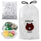 Полиэтиленовые пакеты на резинке (100 шт) + Мешочек, Freshness storage bag / Пищевые пакеты-крышки