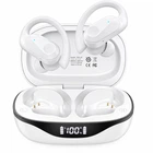 Беспроводные водонепроницаемые HiFi наушники LP75 Bluetooth 5.3 TWS со светодиодным цифровым дисплеем, цв. белый (76265234)