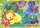 Пазли серії "Цікавий Зоопарк" №3, 35 елементів G-Toys (GD013)