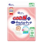 Подгузники Goo.N Plus для новорожденных размер NB до 5 кг 68 шт японские