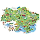 Дитячий пазл "Карта України" DoDo Toys 300267, 100 елементів