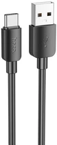 USB Кабель Hoco X96 Hyper USB-A to Type-C 3A 27W 1m Black