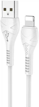 USB Кабель Hoco X37 Cool Power USB-A to Lightning 2.4A 1m White